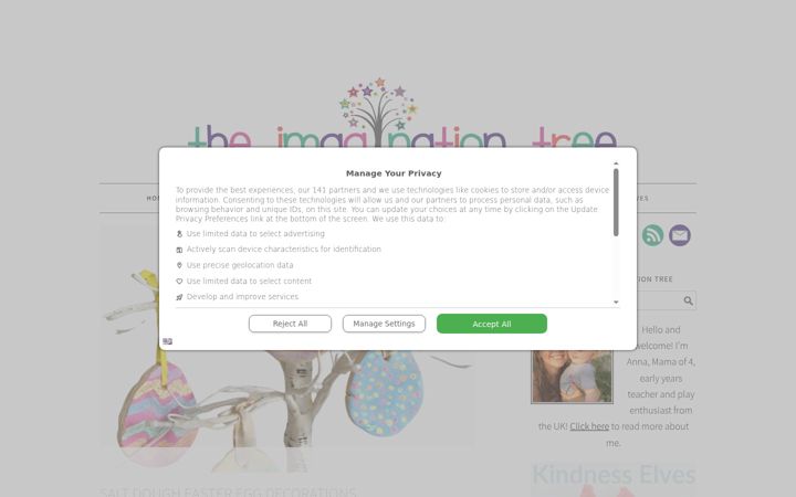 Screenshot of theimaginationtree.com