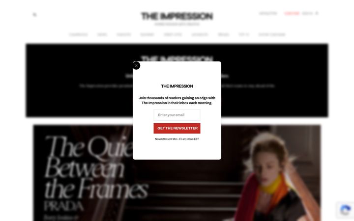 Screenshot of theimpression.com