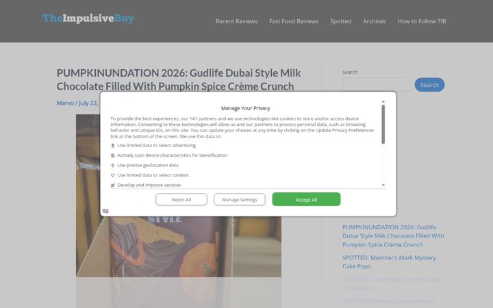 Screenshot of theimpulsivebuy.com
