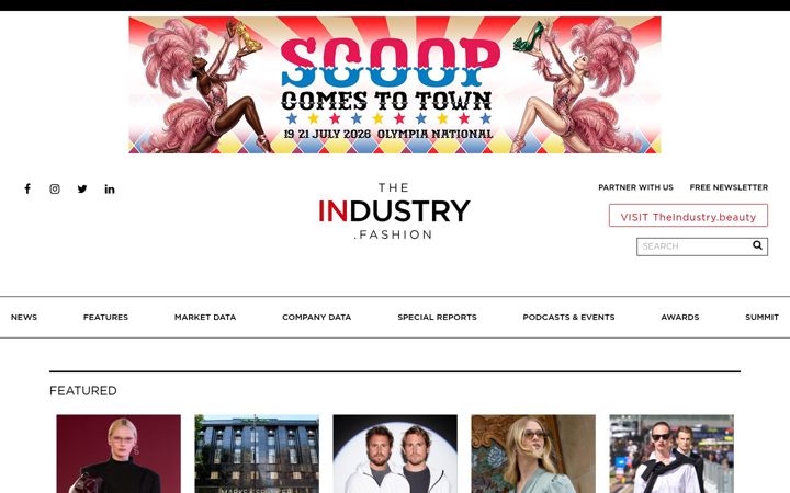 Screenshot of theindustry.fashion