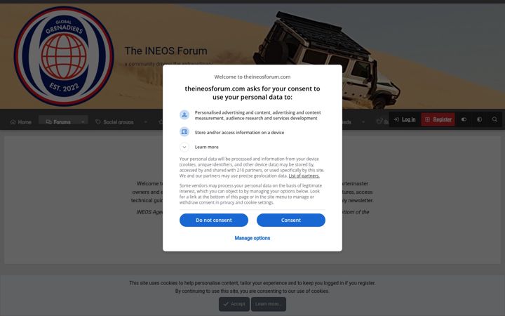 Screenshot of theineosforum.com