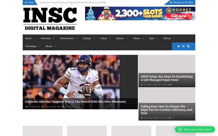 Screenshot of theinscribermag.com