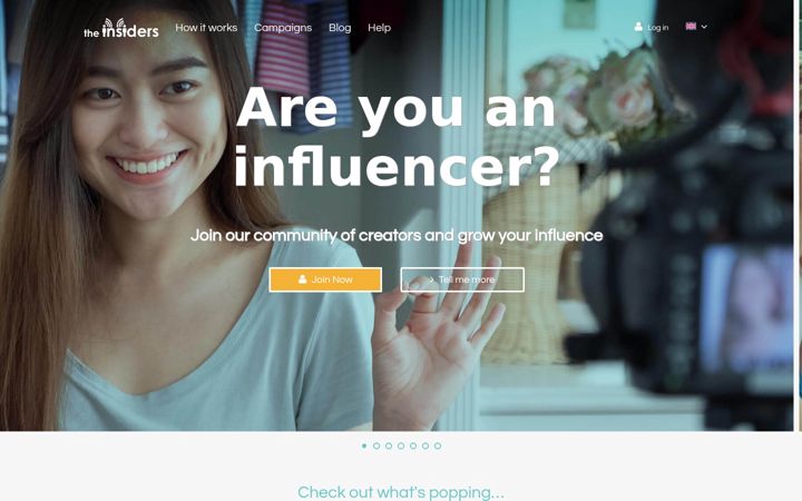 Screenshot of theinsidersnet.com