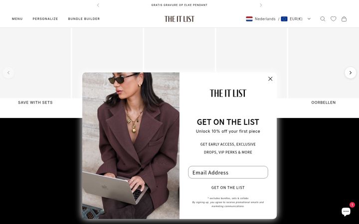 Screenshot of theitlist.nl