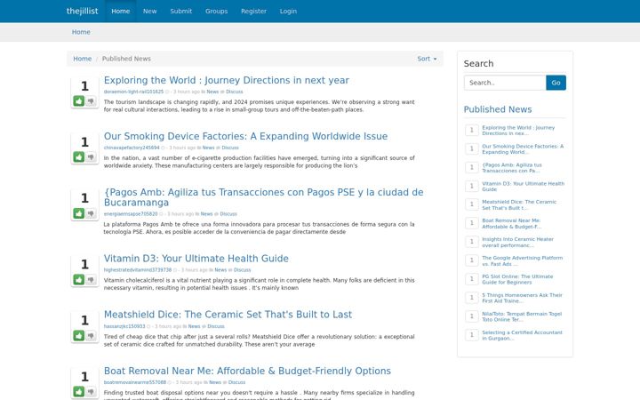 Screenshot of thejillist.com
