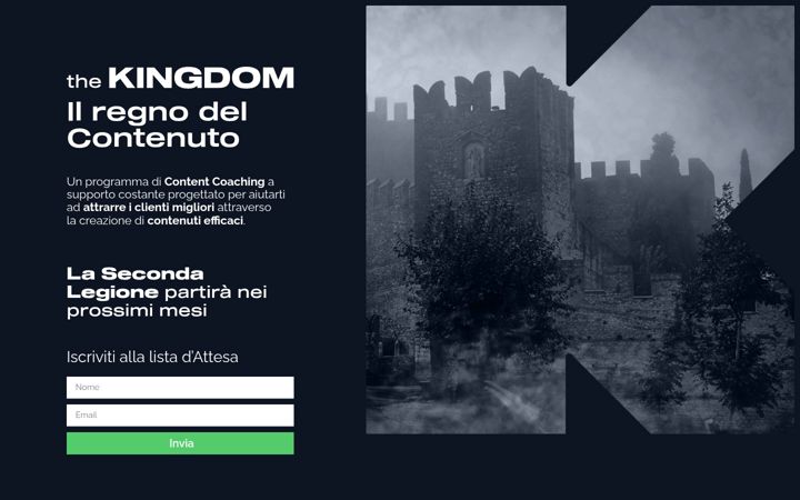 Screenshot von thekingdom.is