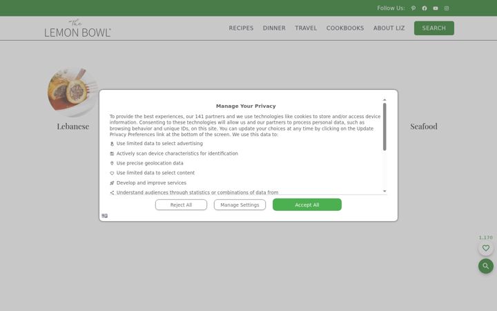 Screenshot of thelemonbowl.com