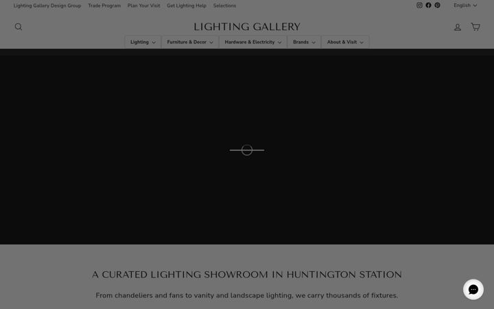 Capture d'écran de thelighting-gallery.com