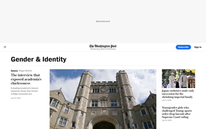 Screenshot of thelily.com