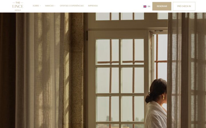 Screenshot του thelincehotels.com