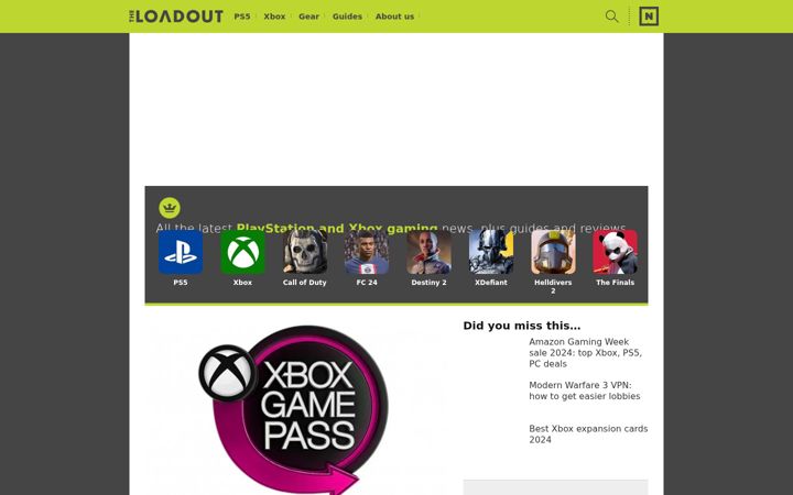 Screenshot of theloadout.com