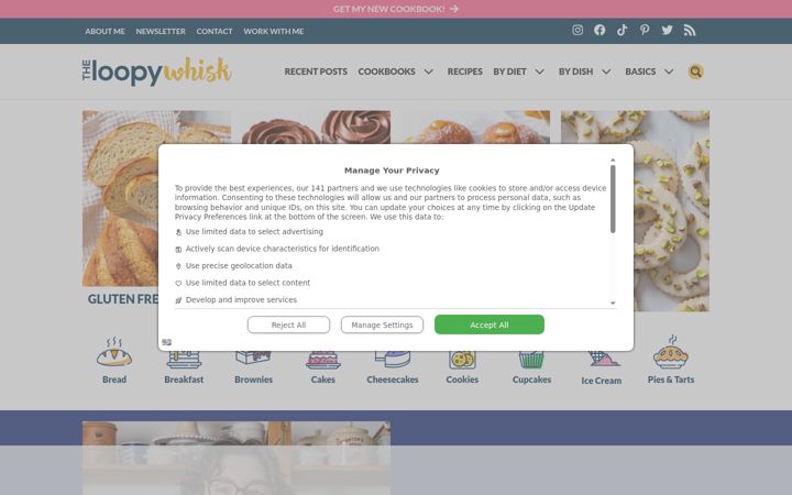 Snímek obrazovky theloopywhisk.com