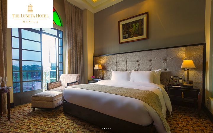 Screenshot of thelunetahotelmanila.com