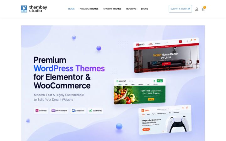 Screenshot of thembay.com