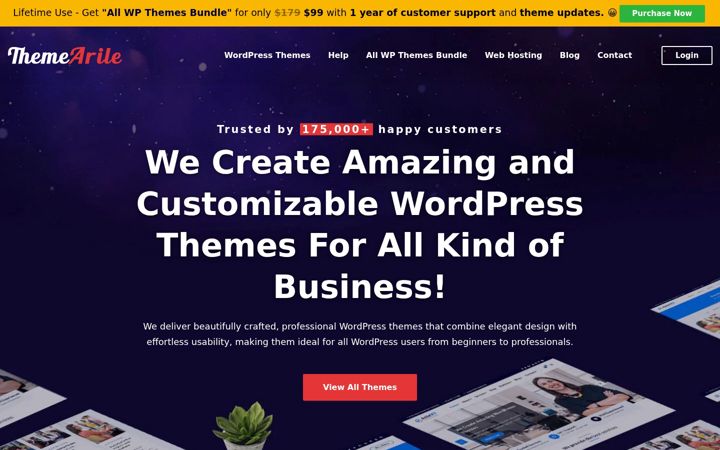 Screenshot ta' themearile.com
