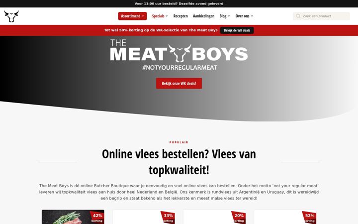 Capture d'écran de themeatboys.nl