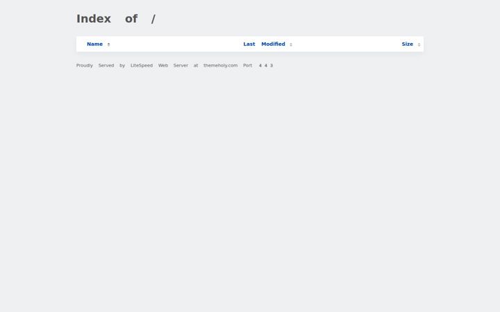 Screenshot of themeholy.com