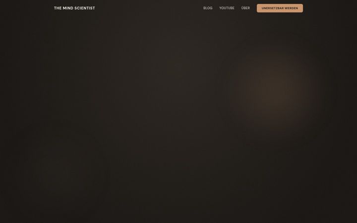 Screenshot of themindscientist.de