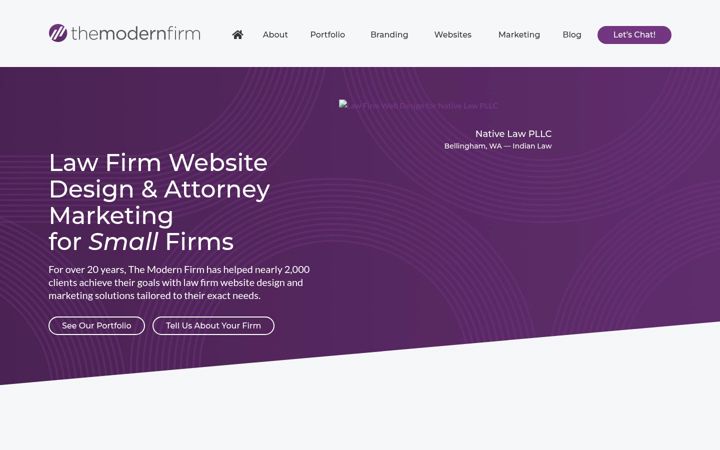 Screenshot of themodernfirm.com