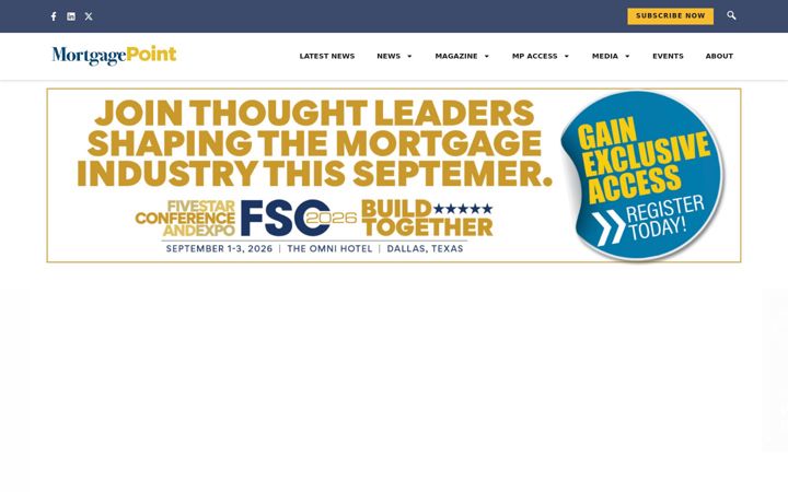 Screenshot of themortgagepoint.com