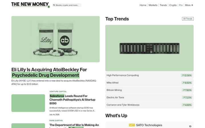 Screenshot of thenew.money