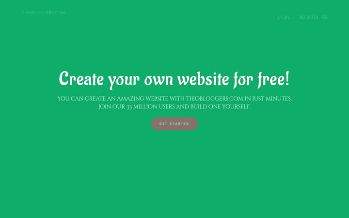 Screenshot von theobloggers.com