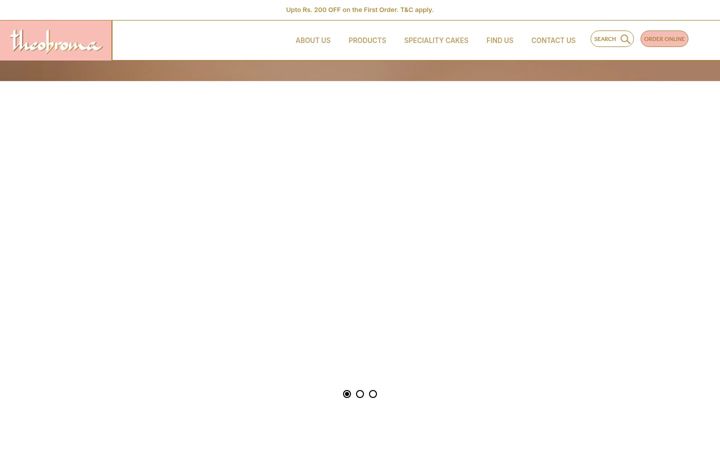 Screenshot of theobroma.in