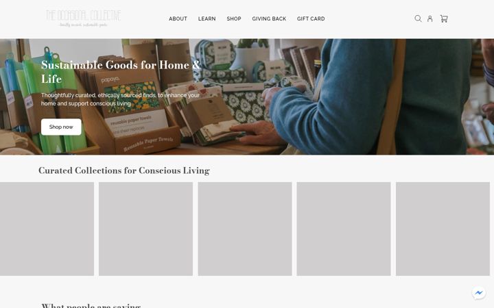 Screenshot di theoccasionalcollectiveia.com