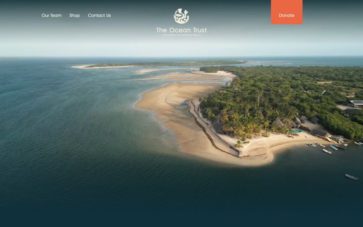 Screenshot von theoceantrust.org.uk