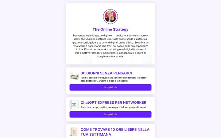 Screenshot of theonlinestrategy.eu