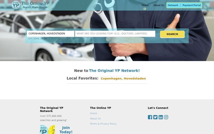 Screenshot of theonlineyp.com