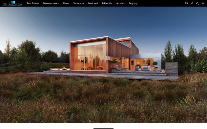 Screenshot of thepinnaclelist.com