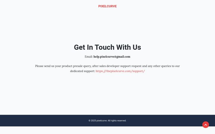 Screenshot of thepixelcurve.com