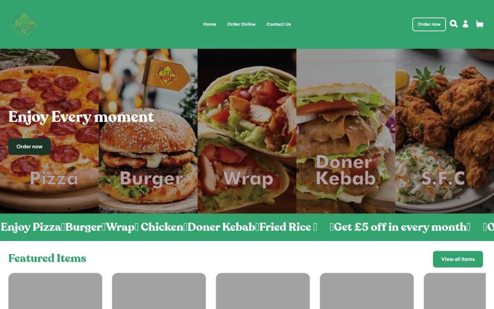 Screenshot di thepizzahaven.co.uk
