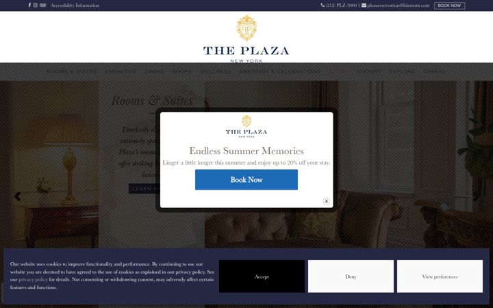 Screenshot di theplazany.com