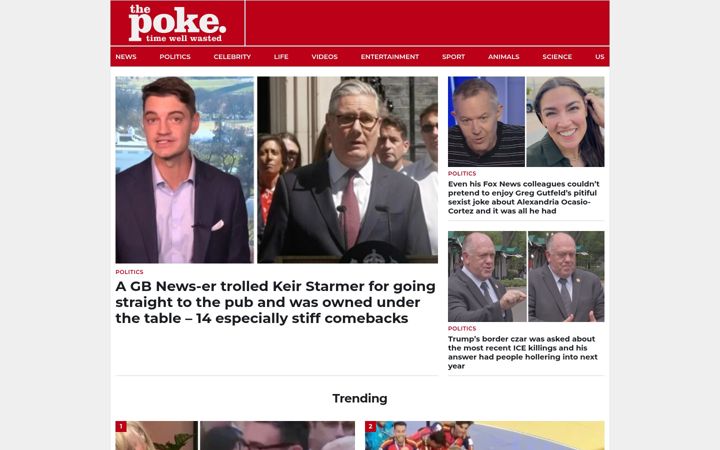 Screenshot of thepoke.co.uk