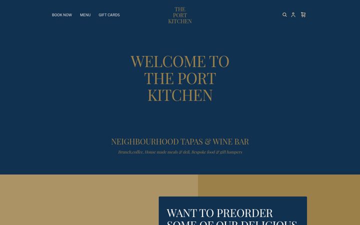 Skjámynd af theportkitchenarbroath.com