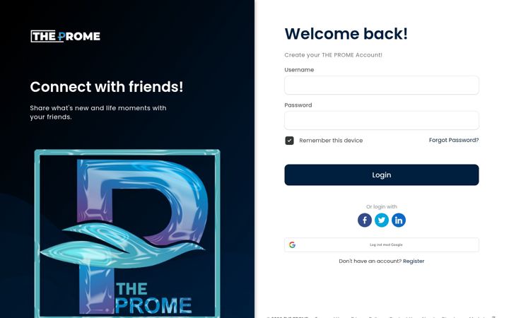 Screenshot of theprome.com