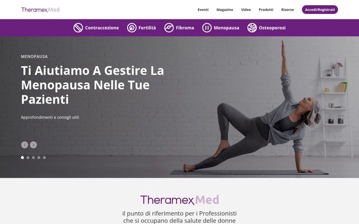 Ekrano kopija theramexmed.it
