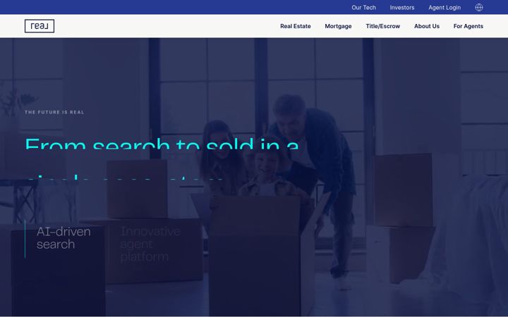 Screenshot of therealbrokerage.com