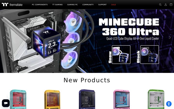 Zrzut ekranu thermaltakeusa.com