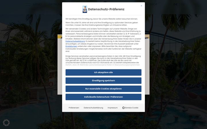 Screenshot ta' therme-badwoerishofen.de