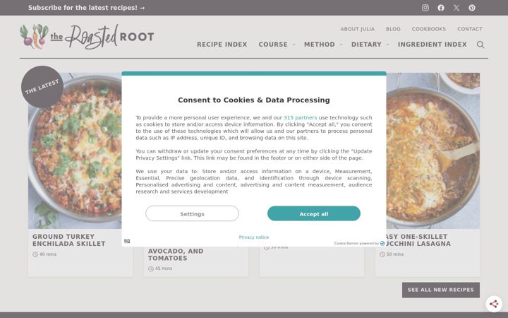 Screenshot of theroastedroot.net