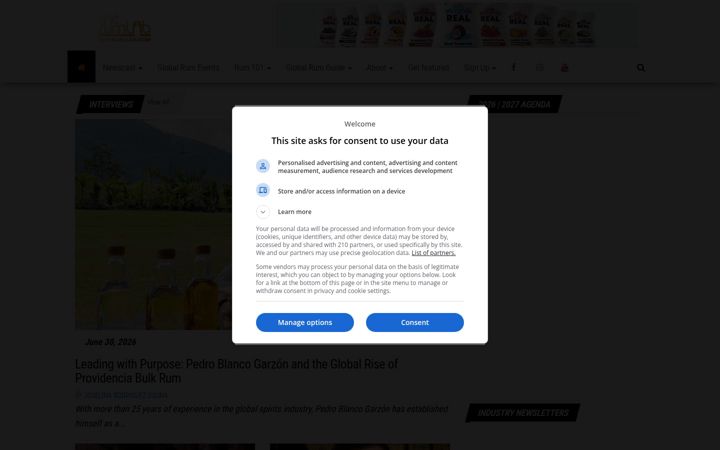 Screenshot of therumlab.com