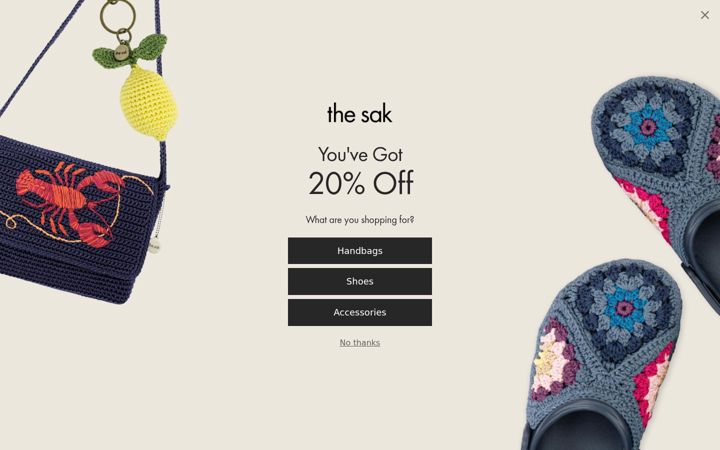 Screenshot of thesak.com