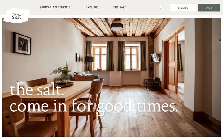 Screenshot of thesalt-hallein.com