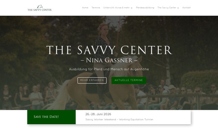 Snímek obrazovky thesavvycenter.de