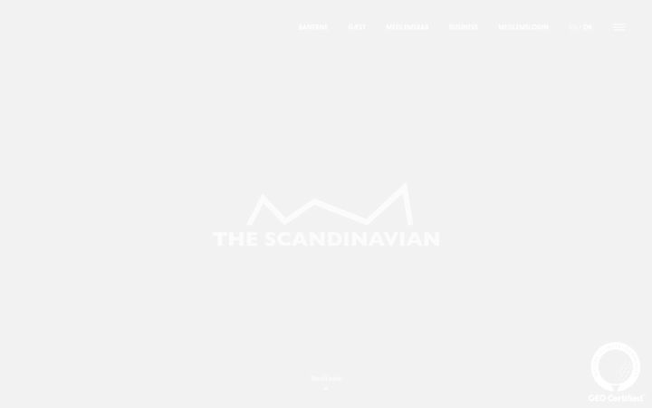 Screenshot of thescandinavian.dk