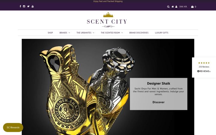 Screenshot of thescentcity.com