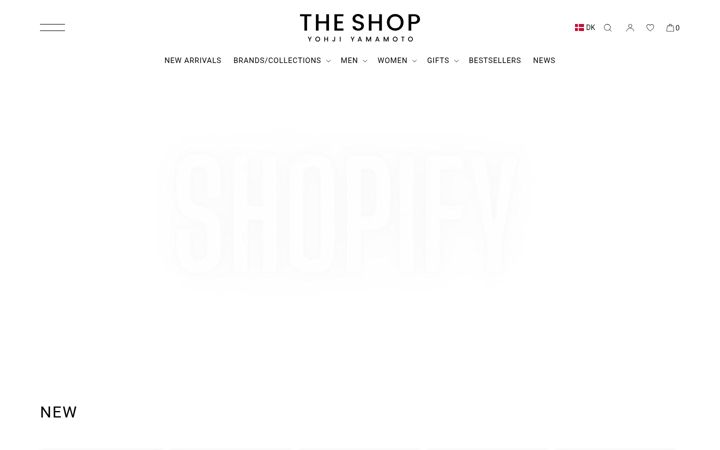 Screenshot του theshopyohjiyamamoto.com